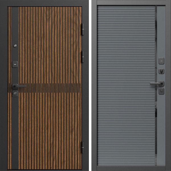 Входная дверь Termo-Door Граунд Дуб - Порте Grey софт