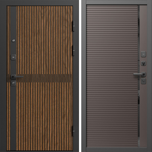 Входная дверь Termo-Door Граунд Дуб - Порте Шоколад