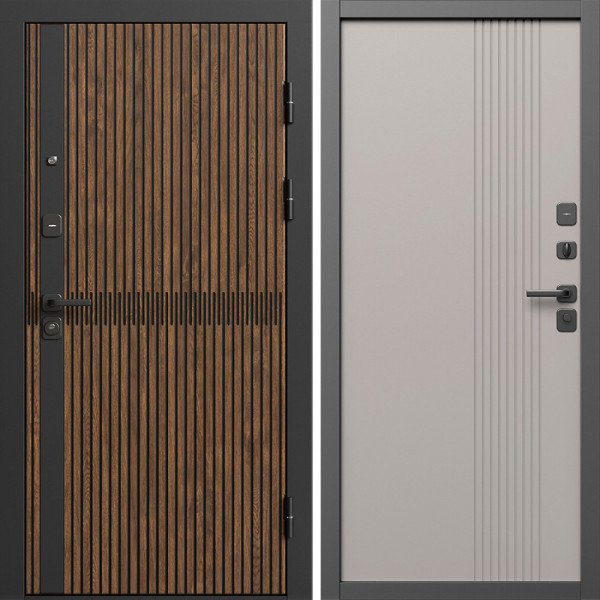 Входная дверь Termo-Door Граунд Дуб - Страйп Капучино