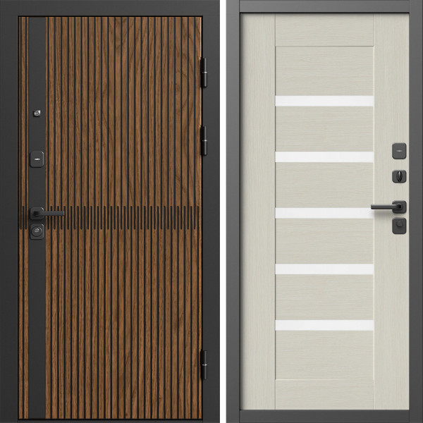 Входная дверь Termo-Door Граунд Дуб - Царга лиственница