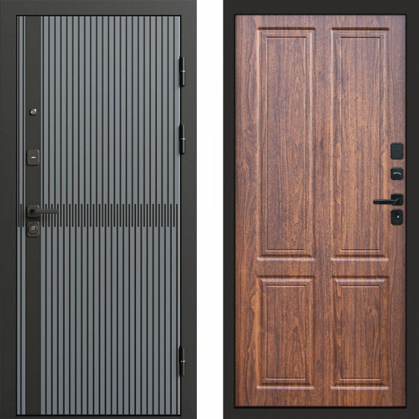 Входная дверь Termo-Door Граунд Грей - Без серии Орех стандарт