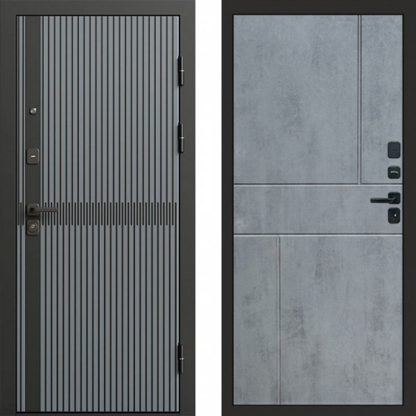 Входная дверь Termo-Door Граунд Грей - Горизонт бетон темный