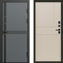 Входная дверь Termo-Door Граунд Грей - Горизонт Слоновая кость