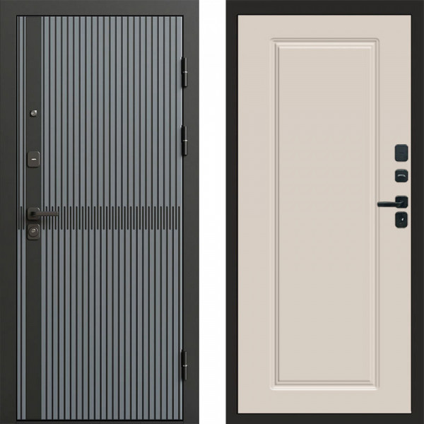 Входная дверь Termo-Door Граунд Грей - Гранд Слоновая кость