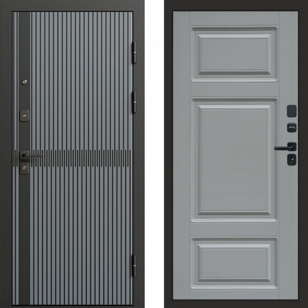 Входная дверь Termo-Door Граунд Грей - Лион Grey софт