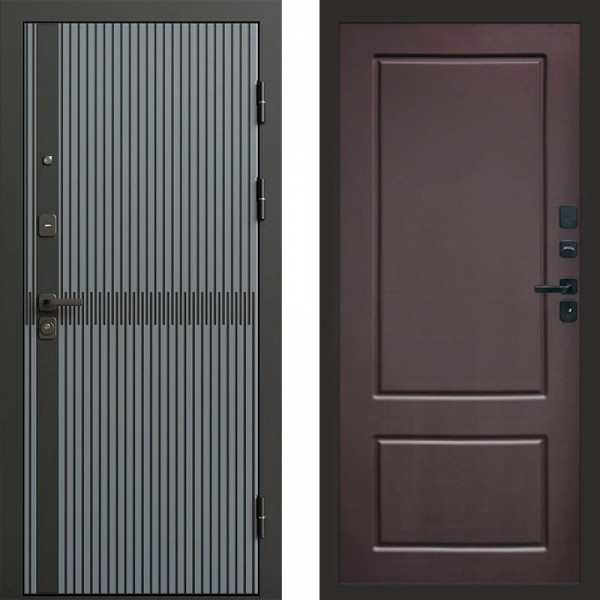 Входная дверь Termo-Door Граунд Грей - Марсель Шоколад