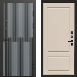 Входная дверь Termo-Door Граунд Грей - Марсель Слоновая кость