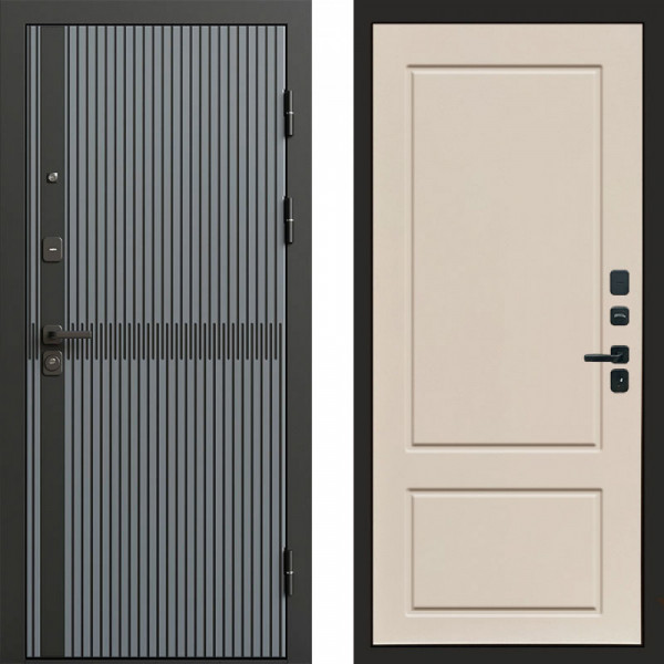 Входная дверь Termo-Door Граунд Грей - Марсель Слоновая кость