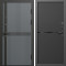 Входная дверь Termo-Door Граунд Грей - Нео Black