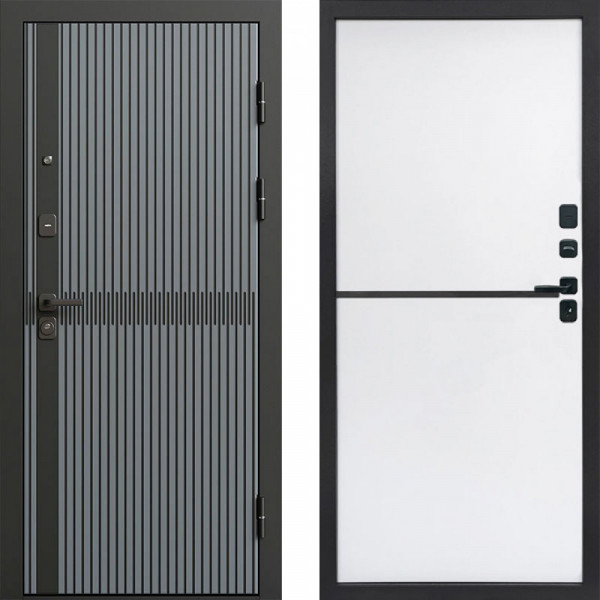 Входная дверь Termo-Door Граунд Грей - Нео White