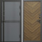 Входная дверь Termo-Door Граунд Грей - Плаза Елочка Орех
