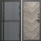Входная дверь Termo-Door Граунд Грей - Плаза Елочка Серая