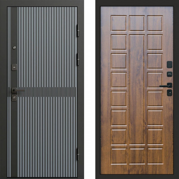 Входная дверь Termo-Door Граунд Грей - Престиж дуб