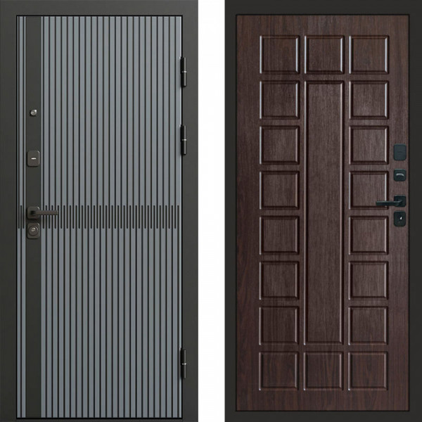 Входная дверь Termo-Door Граунд Грей - Престиж венге