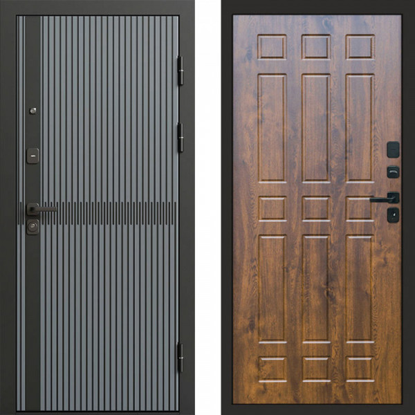 Входная дверь Termo-Door Граунд Грей - Спарта дуб