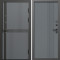 Входная дверь Termo-Door Граунд Грей - Страйп Грей Софт