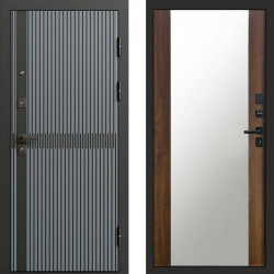Входная дверь Termo-Door Граунд Грей - Зеркало дуб