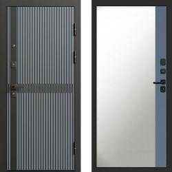 Входная дверь Termo-Door Граунд Грей - Зеркало Фацет Grey софт