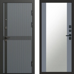 Входная дверь Termo-Door Граунд Грей - Зеркало Grey Софт