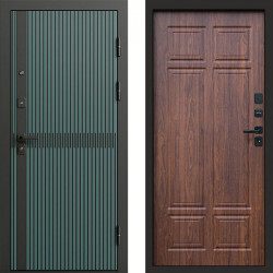 Входная дверь Termo-Door Граунд velutto verde - Без серии Орех премиум