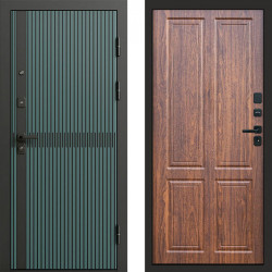 Входная дверь Termo-Door Граунд velutto verde - Без серии Орех стандарт