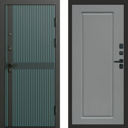 Входная дверь Termo-Door Граунд velutto verde - Гранд Grey софт