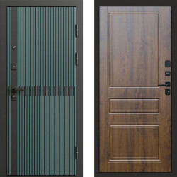 Входная дверь Termo-Door Граунд velutto verde - Классика дуб