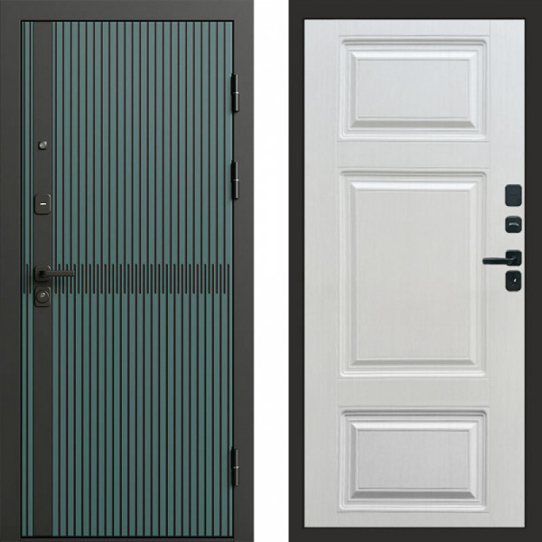 Входная дверь Termo-Door Граунд velutto verde - Лион Лиственница