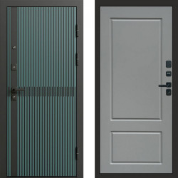 Входная дверь Termo-Door Граунд velutto verde - Марсель Grey софт