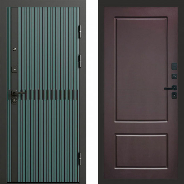 Входная дверь Termo-Door Граунд velutto verde - Марсель Шоколад