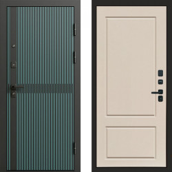 Входная дверь Termo-Door Граунд velutto verde - Марсель Слоновая кость