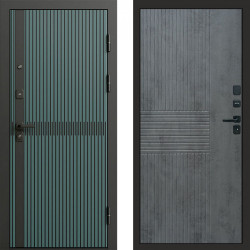 Входная дверь Termo-Door Граунд velutto verde - Мастино Бетон темный