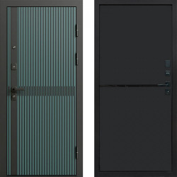 Входная дверь Termo-Door Граунд velutto verde - Нео Black