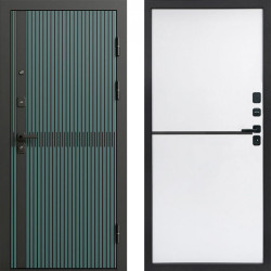 Входная дверь Termo-Door Граунд velutto verde - Нео White