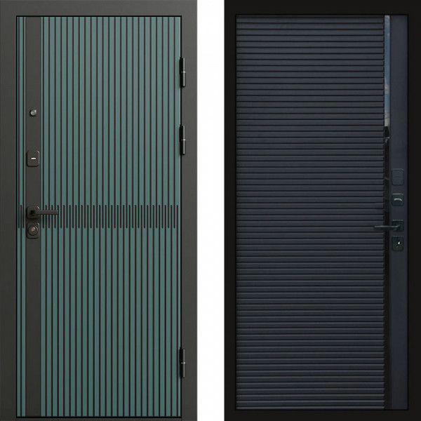 Входная дверь Termo-Door Граунд velutto verde - Porte black