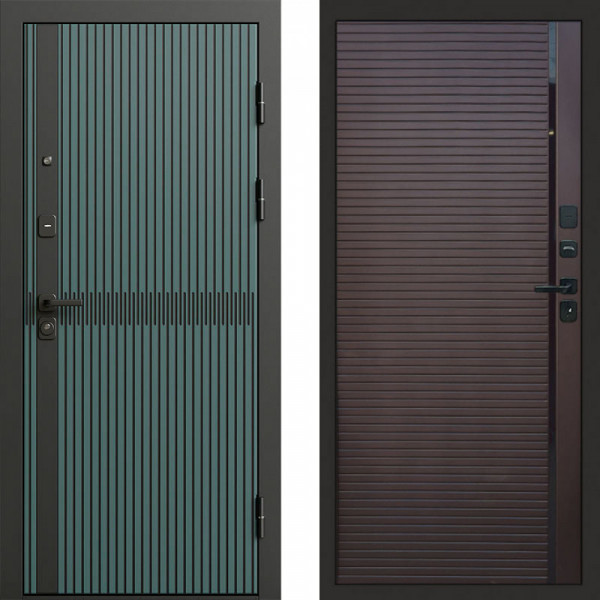 Входная дверь Termo-Door Граунд velutto verde - Porte Шоколад