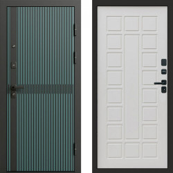 Входная дверь Termo-Door Граунд velutto verde - Престиж бежевый матовый