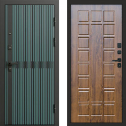 Входная дверь Termo-Door Граунд velutto verde - Престиж дуб