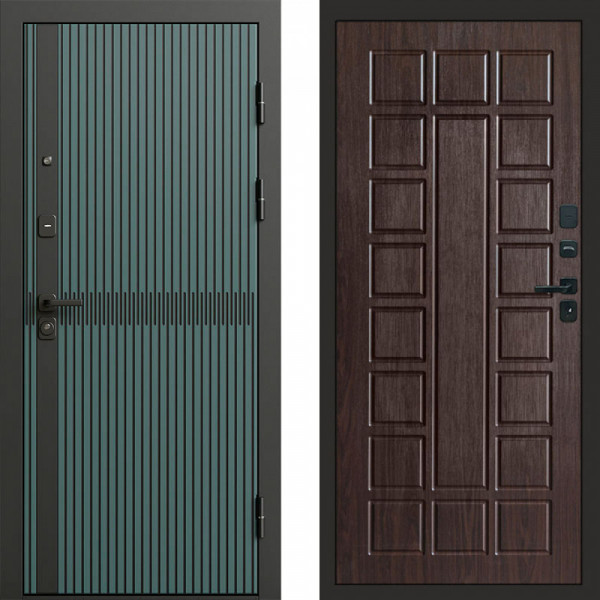 Входная дверь Termo-Door Граунд velutto verde - Престиж венге