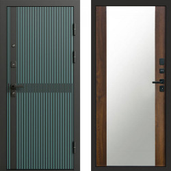 Входная дверь Termo-Door Граунд velutto verde - Зеркало дуб
