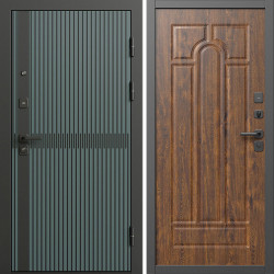 Входная дверь Termo-Door Граунд Велютто Верде - Арка дуб