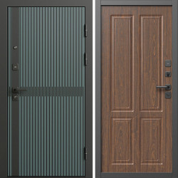 Входная дверь Termo-Door Граунд Велютто Верде - Без серии Орех стандарт