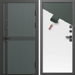 Входная дверь Termo-Door Граунд Велютто Верде - Гладкая Панель Под Покраску (грунт)