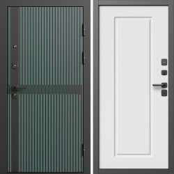 Входная дверь Termo-Door Граунд Велютто Верде - Гранд Белый софт