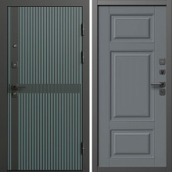 Входная дверь Termo-Door Граунд Велютто Верде - Лион Grey софт