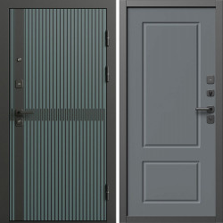Входная дверь Termo-Door Граунд Велютто Верде - Марсель Grey софт