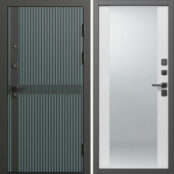Входная дверь Termo-Door Граунд Велютто Верде - Зеркало белый софт