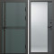 Входная дверь Termo-Door Граунд Велютто Верде - Зеркало Фацет Grey софт