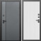 Входная дверь Termo-Door Кросс Грей - Флэт Белый софт