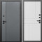 Входная дверь Termo-Door Кросс Грей - Горизонт белый